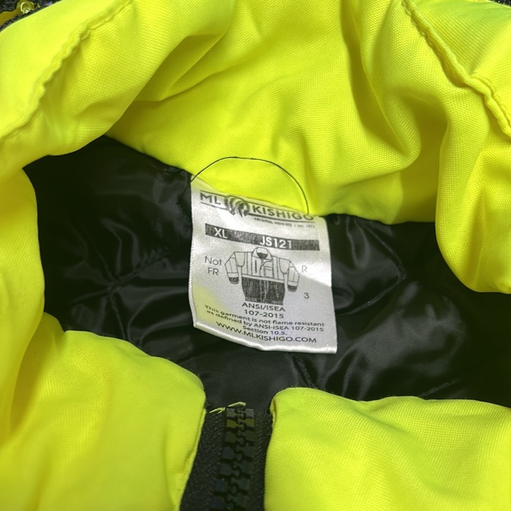 Reflector Construction Coat - image 2